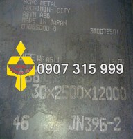 THÉP TẤM ASTM A36 ĐĂNG KIỂM NK GR.A NHẬT BẢN